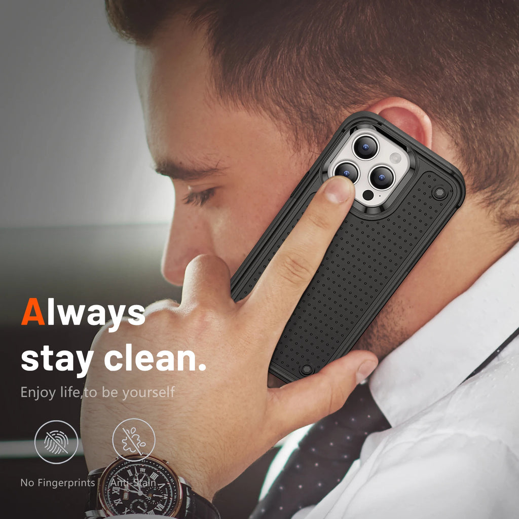 Protective Coque Case for Iphone 17 Pro Max Air 16 Plus 15 14 13 Pro Iphone16 Iphone17 Heavy Duty Shockproof Armor Covers