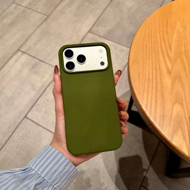 Luxury Original Silicone Case for iPhone 17 Air 16 15 14 13 12 Pro Max Plus 11 Shockproof Candy Official Liquid Soft Back Cover