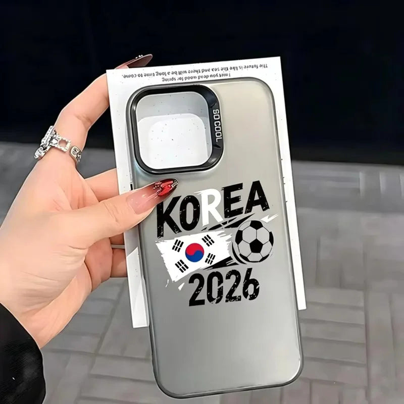2026 World Football Match Phone Case For iPhone 17 Air 16e 16 Pro Max 15 14 Plus 13 12 11 Pro Shockproof Silicone Back Cover