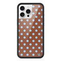 Wildflower Luxury Polka Dots Phone Case for iPhone 17 16 15 14 13 12 Pro Max Plus Fashion Wave point WF Cute Cartoon Back Cover