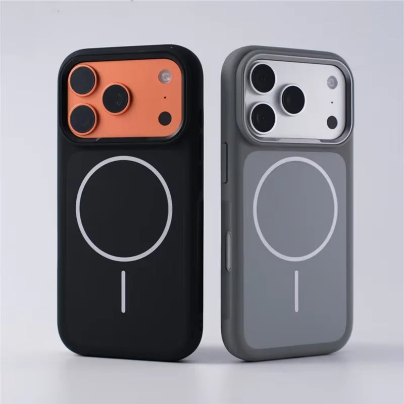 Original Double Color for Magsafe Case For iPhone 17Air 17Pro 17Pro Max Matte Magnetic Wireless Charge Hard Protective Cover