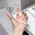Luxury for Magsafe Clear Frameless Slim Case for iPhone 16 17 Pro Max Air 14 15 Plus 11 12 13 Magnetic Wireless Charging Cover