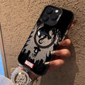 M-Marvels Venoms 3 New Movie Magsafe Magnetic Case for iPhone 11 12 13 14 15 16 Pro Max Plus Soft Silver Plated Anti Fall Cover