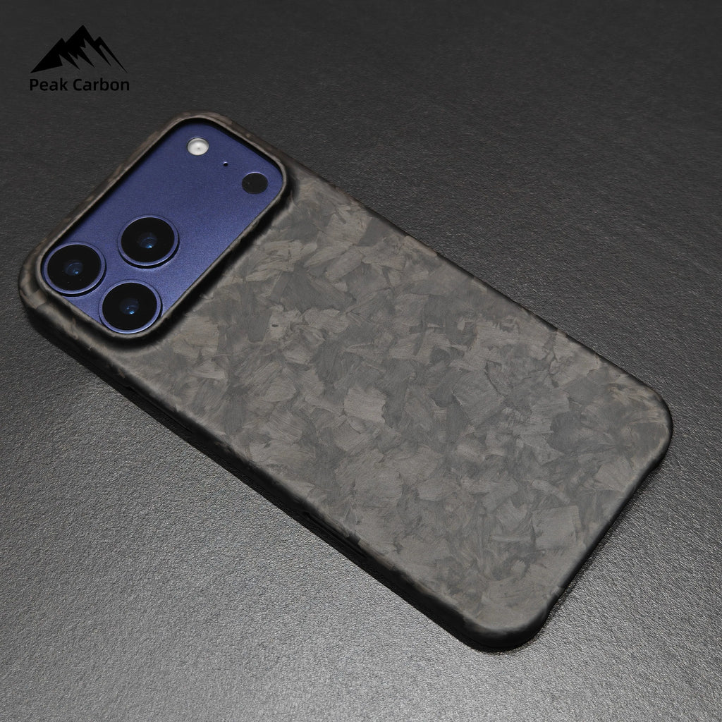 Matte Forged Real Carbon Fiber Case for iPhone 17 Pro Max /17Pro Super Light Hard Protective Luxury Business Back Phone Cover
