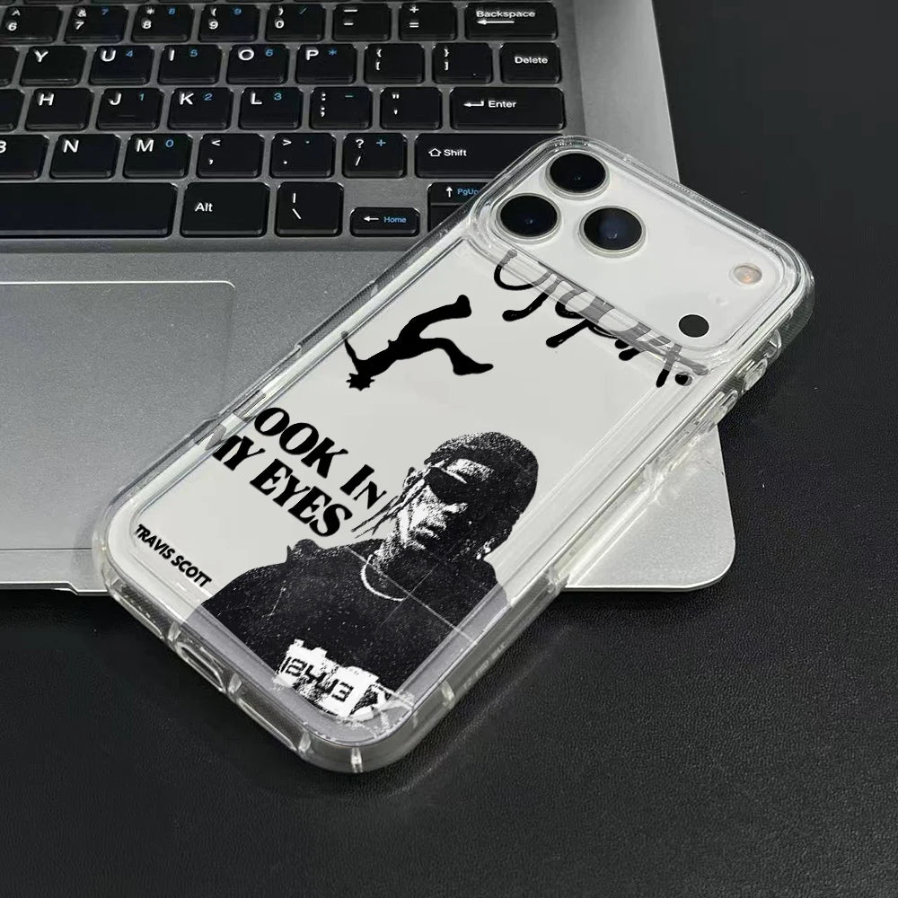 T-Travis S-Scott Cactus Jack Phone Case for Apple iPhone 17 Air 16 15 14 Plus 13 12 11 Pro Max Airbag Anti Drop Cover
