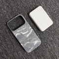 Frameless Ultra Thin Carbon Fiber Magnetic Case For iPhone Air 17 12 13 14 15 16 Pro Max Plus Kevlar Texture Matte PC Hard Cover