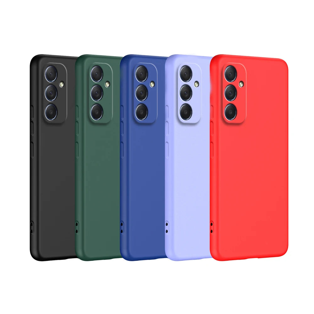 Luxury Liquid Silicone Phonr Case For Samsung Galaxy A16 A26 A36 A56 A06 A05 A05S A15 A25 A35 A55 5G Cover Cases