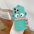 Hangyodon Fish 3D Cartoon Silicone Case for iPhone 17 Pro Max 16 15 14 Pro 13 Kawaii Soft Anime Design Rubber Cover
