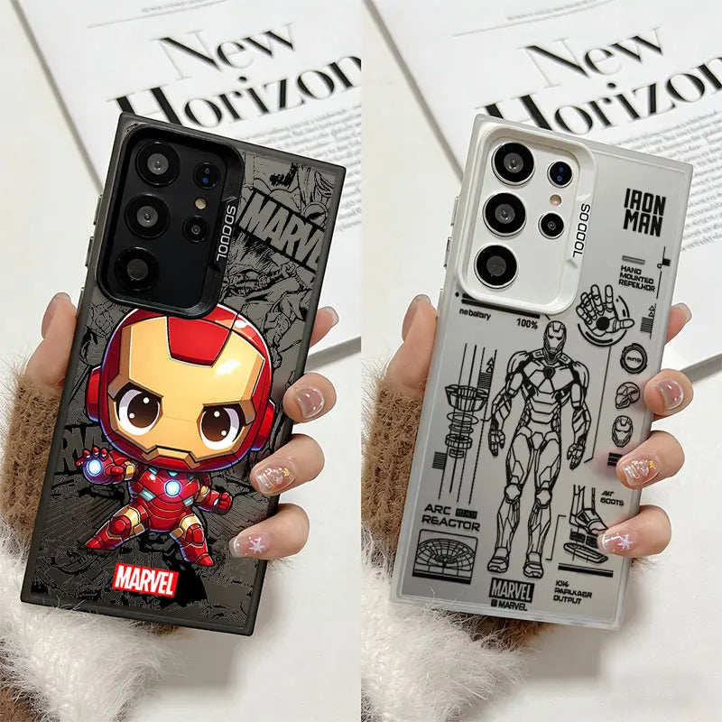 Phone Case For Samsung A06 A12 A13 A14 A15 A16 A23 A24 A25 A26 A33 A34 A35 A36 A52 A54 A55 A56 Cartoon Iron Man
