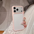 Luxury Clear Phone Case For Iphone 13 14 15 16 17 Pro Max TPU Soft Frame Transparent Back Panel Cover Large Window Phone Shell