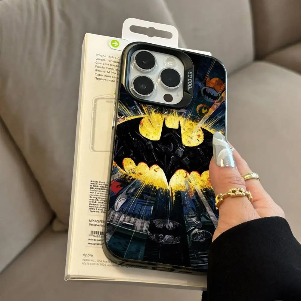 Cool-H-Batmans-S Fashion Phone Case For IPhone 17 16 15 11 12 13 14 Pro Max 16 Plus 12 Mini 7 8 XR XS 15Pro MAX Cove