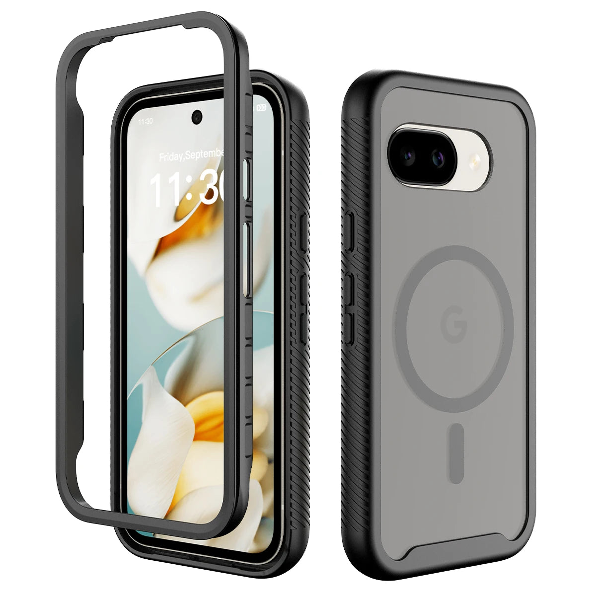 Luxury Hybrid Armor Translucent Frosted Magnet Case For Google Pixel 10 9 Pro XL ProXL 10A 9A Hard 2in1 Bumper For Magsafe Cover