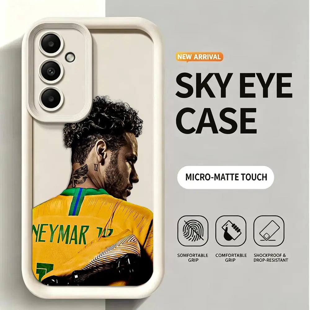 Phone Case For Samsung A13 A14 A15 A16 A17 A22 A23 A26 A27 A32 A51 A52 A53 A55 A56 A57 A72 A73 A71 Cover Footballer N-Neymar 10