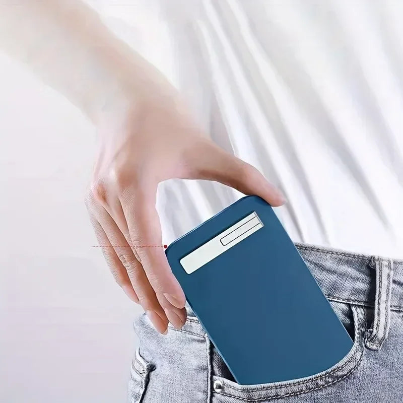 Ultra-thin Minimalist Mobile Phone Holder Metal Folding Back Stick Phone Desktop Holder Portable Mobile Support Phone Stand