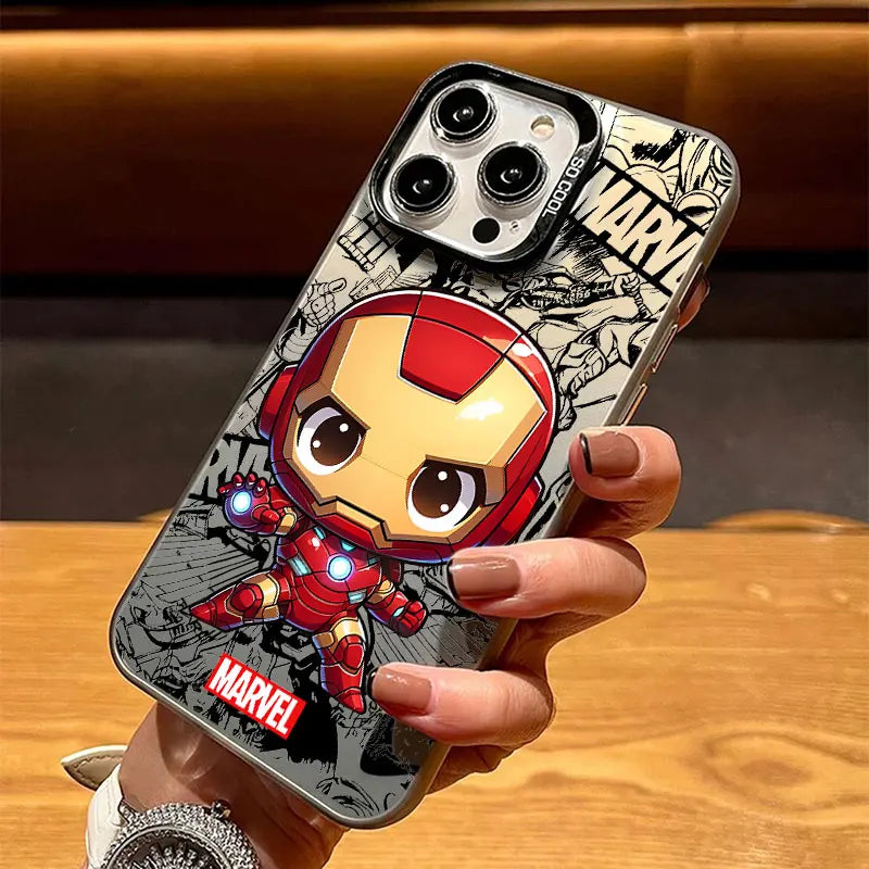 Phone Case For Oppo A16s A54s A57 A58 A60 A74 A78 A95 Find X3 Lite Reno 5 6 Lite 8T 10 11 12 13  Cartoon Iron Man