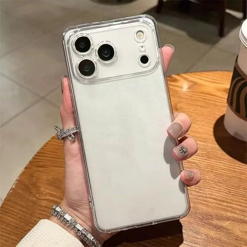 Clear Phone Case For iPhone 17 Pro Max Case Silicone Soft Cases For iPhone 11 12 13 14 15 16 Plus 17 Pro Max Air 16E Cover