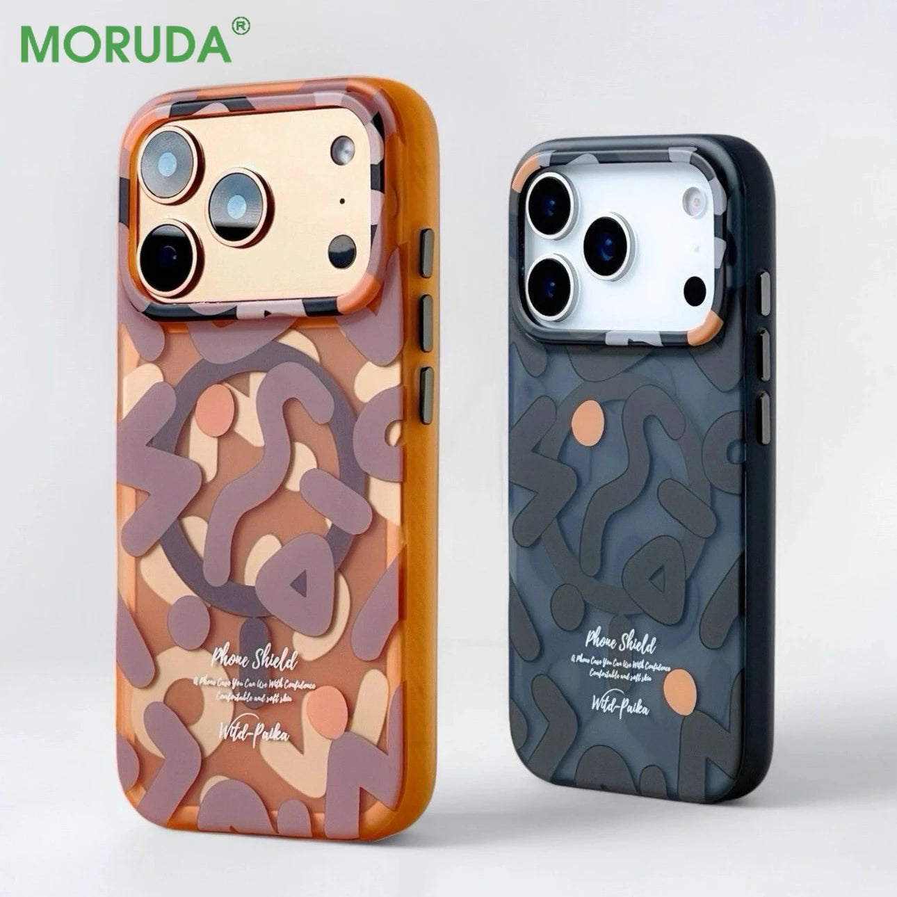 Creative Doodle Magnetic Wireless Charging Case for iPhone 17 Air 16 15 14 13 12 Pro Max 11 Matte Shockproof for Magsafe Cover