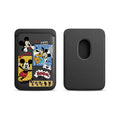 Disney Fashion PU Magnetic Card Holder for iphone 17 16 15 14 13 12 Pro Max Phone Case Magnetic Card Slot Wallet Phone Case