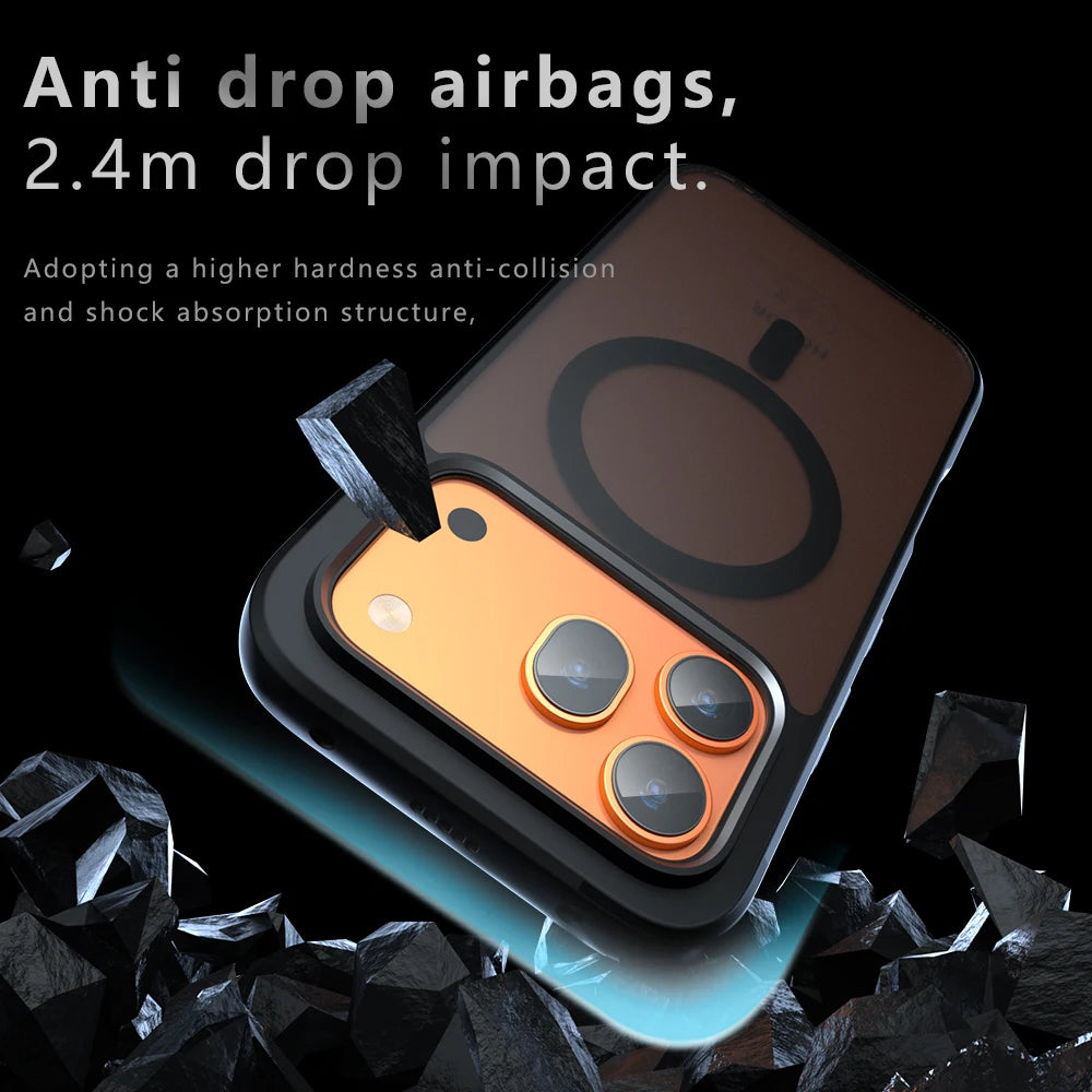 For Magsafe Magnetic Wireless Charging Case For Honor 600 Pro Honor600 Honor600Pro 5G Shockproof Back Coque