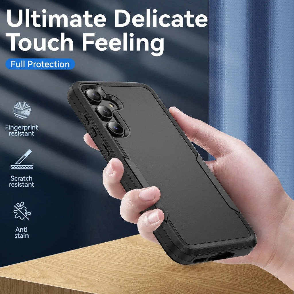 Military Grade Cases for Samsung Galaxy S24 FE S22 S23 Plus S21 S25 Ultra Edge A16 A56 A36 A26 A06 A55 A35 A15 Armor Case Coque