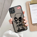 Spiderman Ironman Logo Marvel Translucent Case For iPhone 17E 17 16 16E 15 14 13 12 11 Pro Max 17 Air 7 8 Plus XR XS Armor Cover
