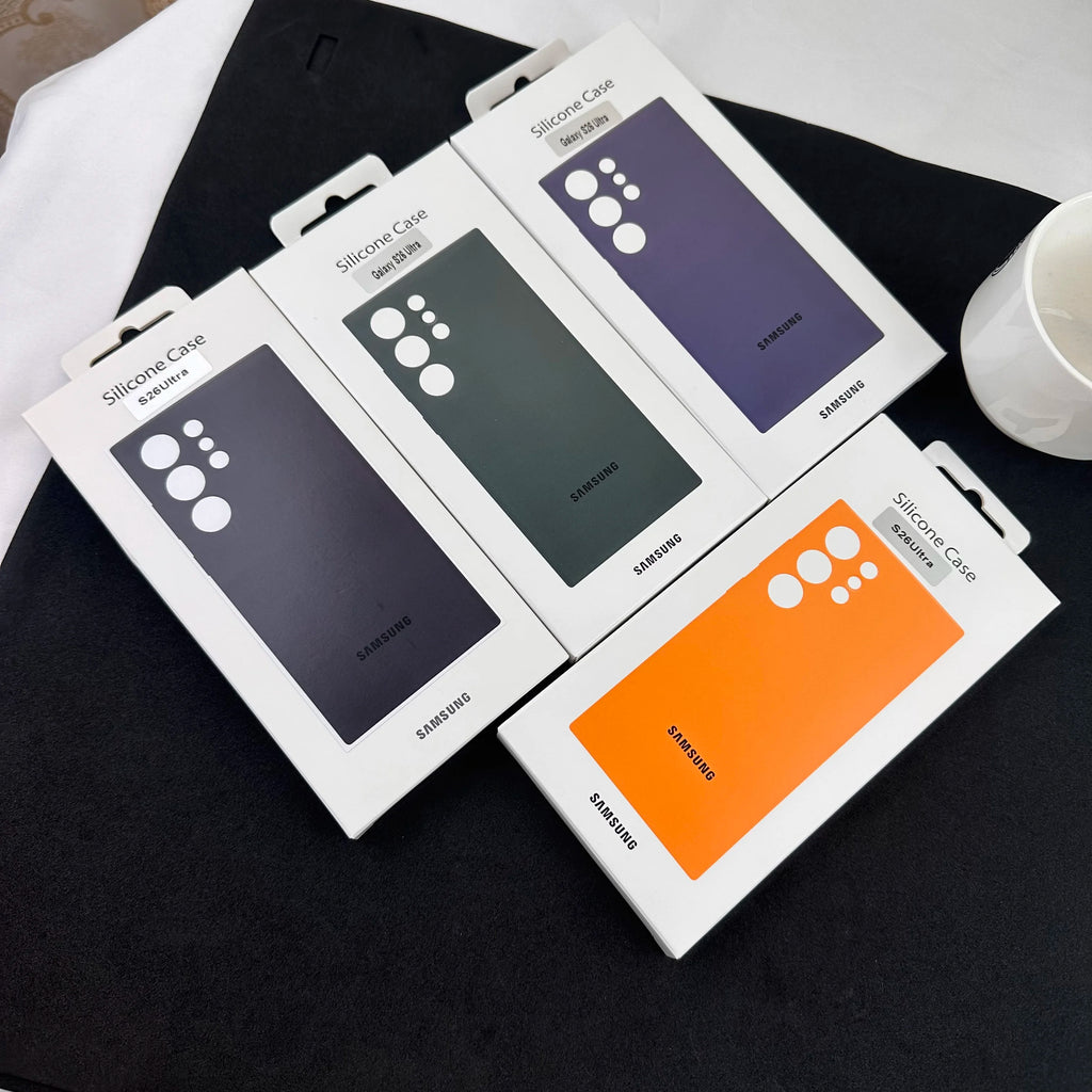 Original Liquid Silicone Solid Color Phone Case For Samsung Galaxy S26+/S26 Ultra/S 26 Soft-Touch Lens Shockproof Bumper Shell