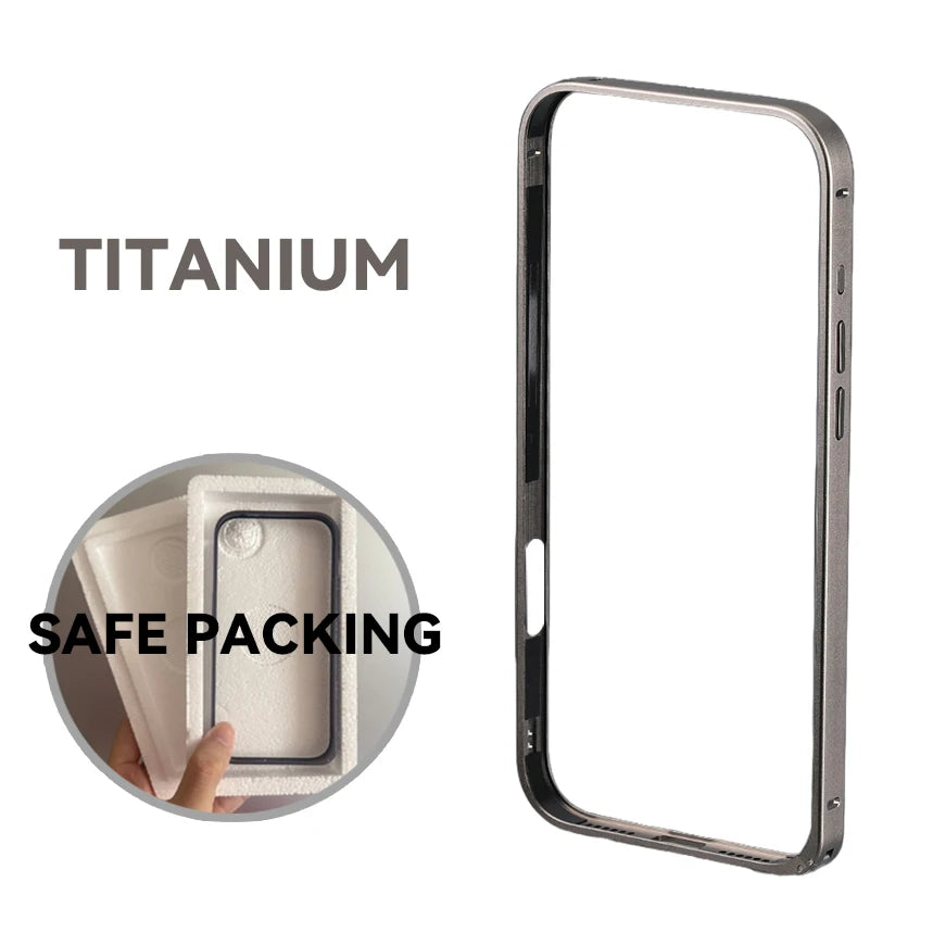 17pro Light Aluminum Metal Bumper Case Orange For iPhone 12 13 14 Plus 15 16 17 Pro Max Ultra Thin Alloy Back Frame Accessories