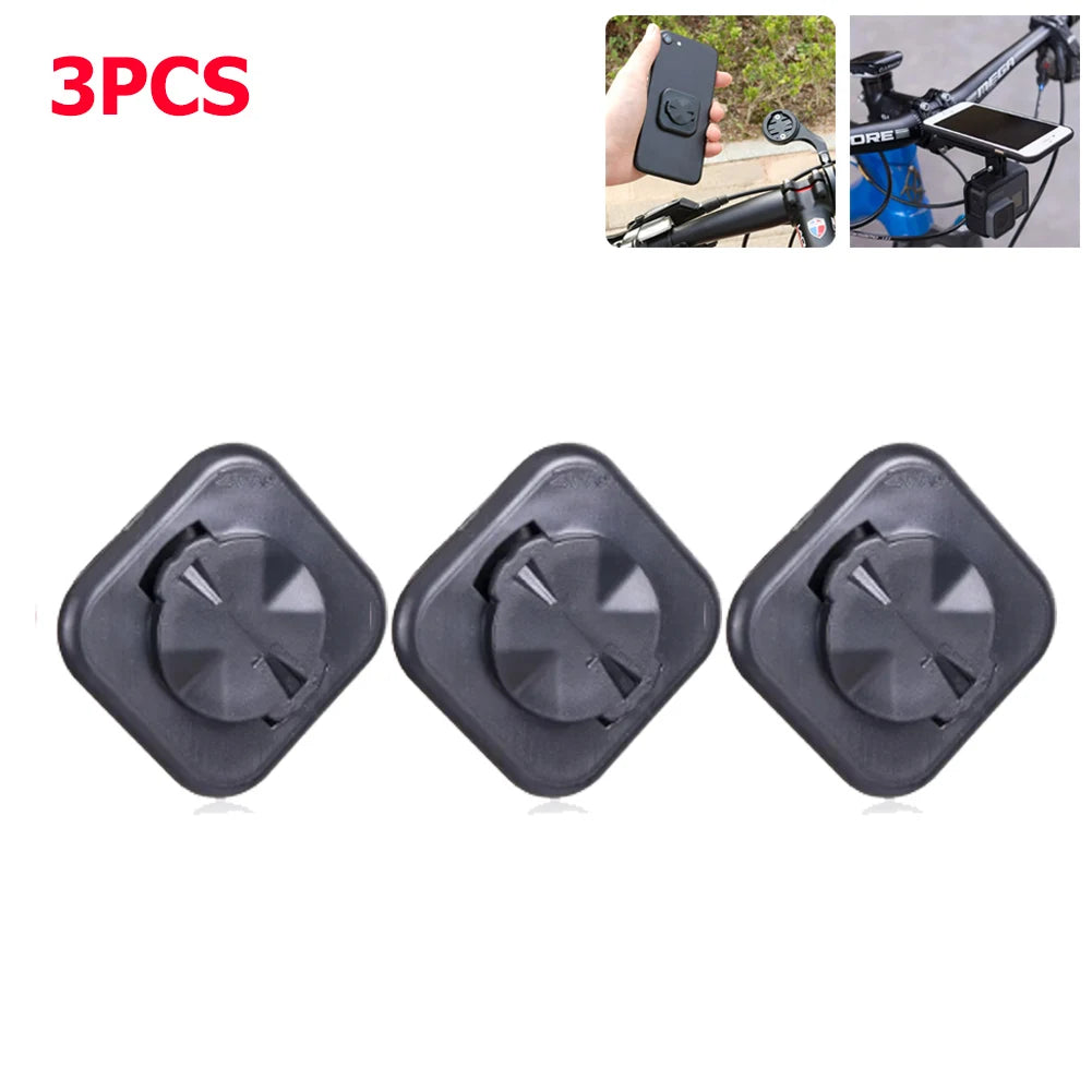 1-10pc Bicycle Mobile Phone Sticker Holder Bike Mount Cycling Computer Holder Support Stand Back Button Paste Adapter For GARMIN