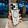 Luxury Magnetic Matte Carbon Fiber  Leather Phone Case for IPhone 17 16 15 14 13 Pro Max for Magsafe Protective  Cases Cover