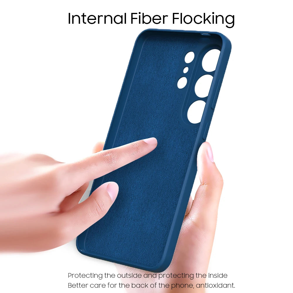 Soft Liquid Silicone Case For Samsung S26 Ultra S26 Plus S26 Shockproof Anti-Fingerprint Slim Fit Skin Friendly Phone Cases 2026