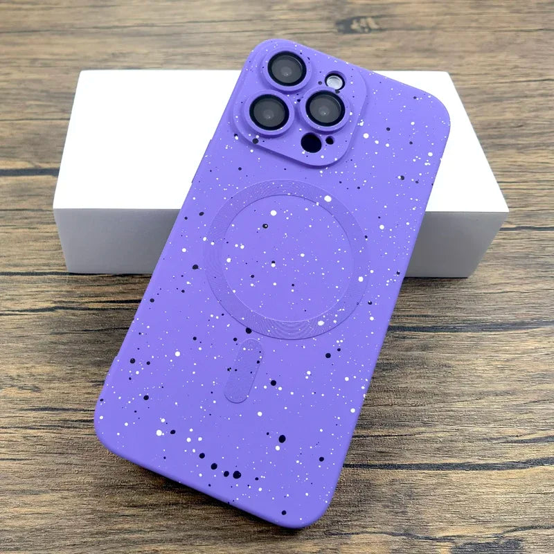 Luxury Silicone Case For iPhone 17 16 15 14 13 12 11 Pro Max Plus 16Pro 15Pro 14Pro 13Pro For Magsafe Mag Safe Charge Covers