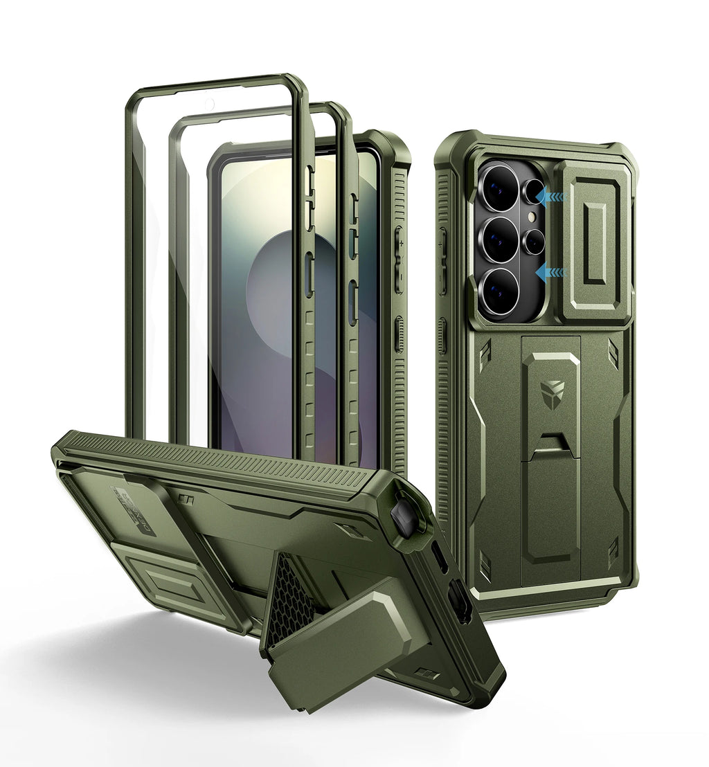 Dexnor For Samsung Galaxy S26/S26 Plus/S26 Ultra 2026Case Full Body Shockproof Camera Cover &Built-in Screen Protector Kickstand
