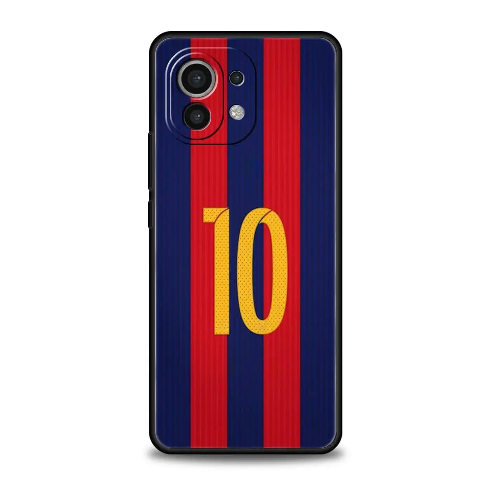 Football 10 Player Phone Case Cover for Xiaomi Mi 17 15 14 13 12 11 Ultra 15T 14T 13T 12T 11T Pro Lite 5G Soft TPU Shell Fundas