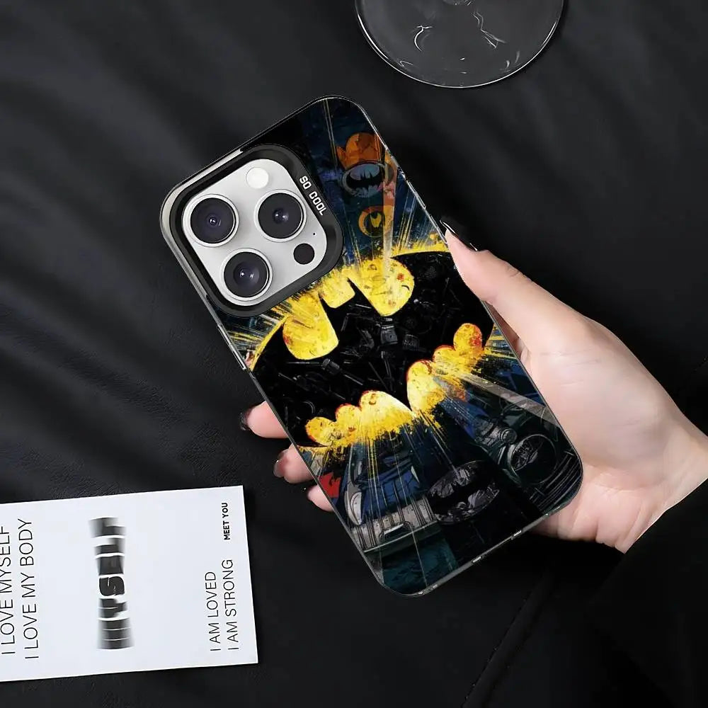 Cool-H-Batmans-S Fashion Phone Case For IPhone 17 16 15 11 12 13 14 Pro Max 16 Plus 12 Mini 7 8 XR XS 15Pro MAX Cove