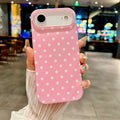 Korea Colorful Polka Dot Pattern Phone Case For iPhone 17 Air 16 15 14 13 Pro Max Circular Wave Point Shockproof Bumper Cover