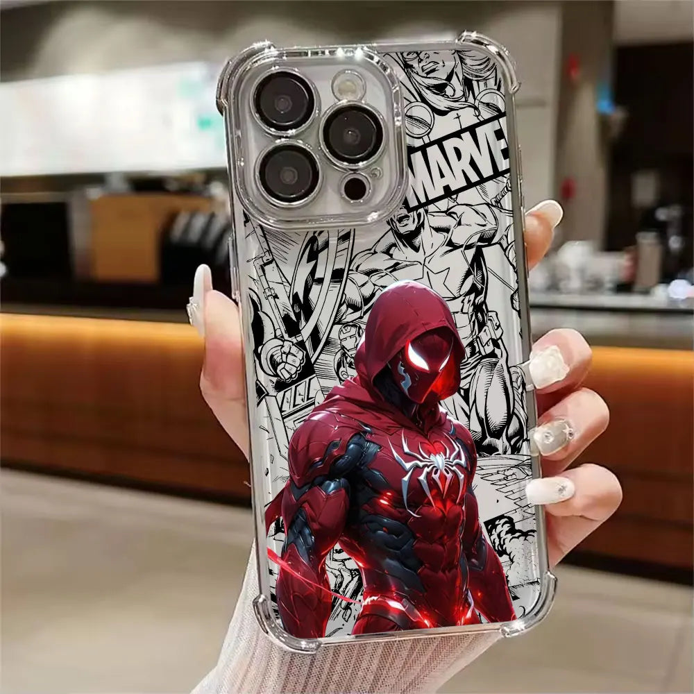 Iron Spider Man Phone Case For Xiaomi Poco X8 Pro Max Cases X5 X6 X7 F5 F7 Pro F8 Ultra M7 X8Pro Captain America Silicone Cover