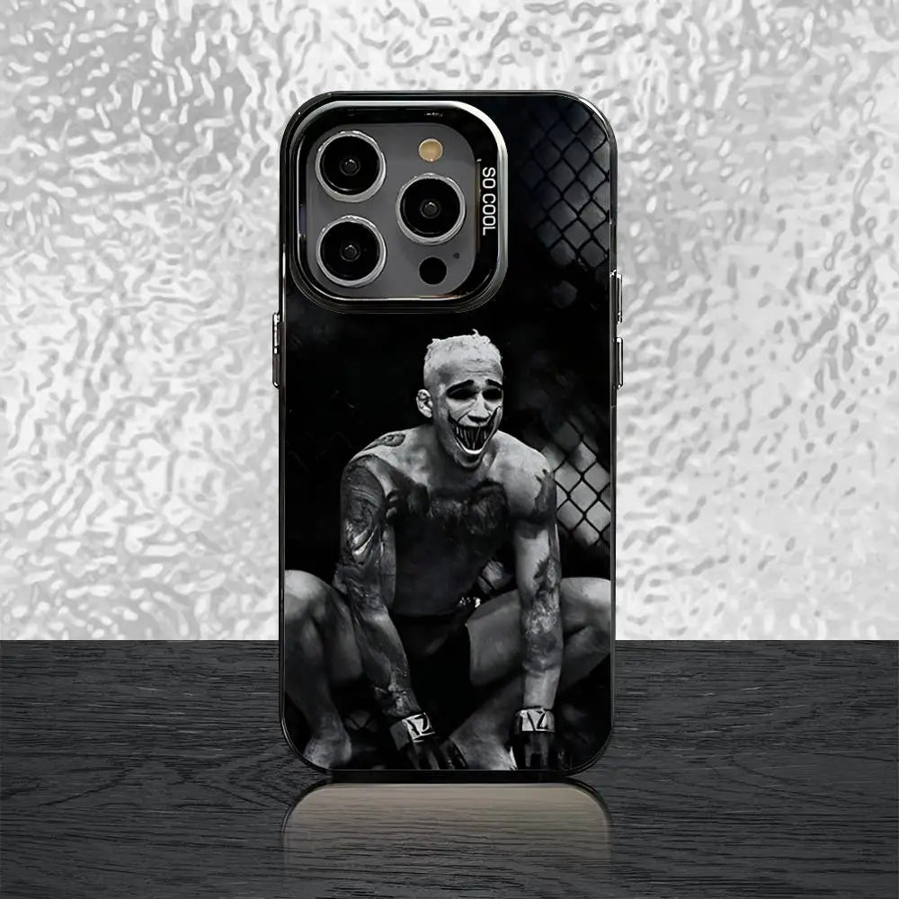 C-Charles Boxer O-Oliveira Phone Case For iPhone 16,15,14,13,12,11,Pro,XS,Max,Plus,Mini,SE Black Candy Matte Shockproof Cover