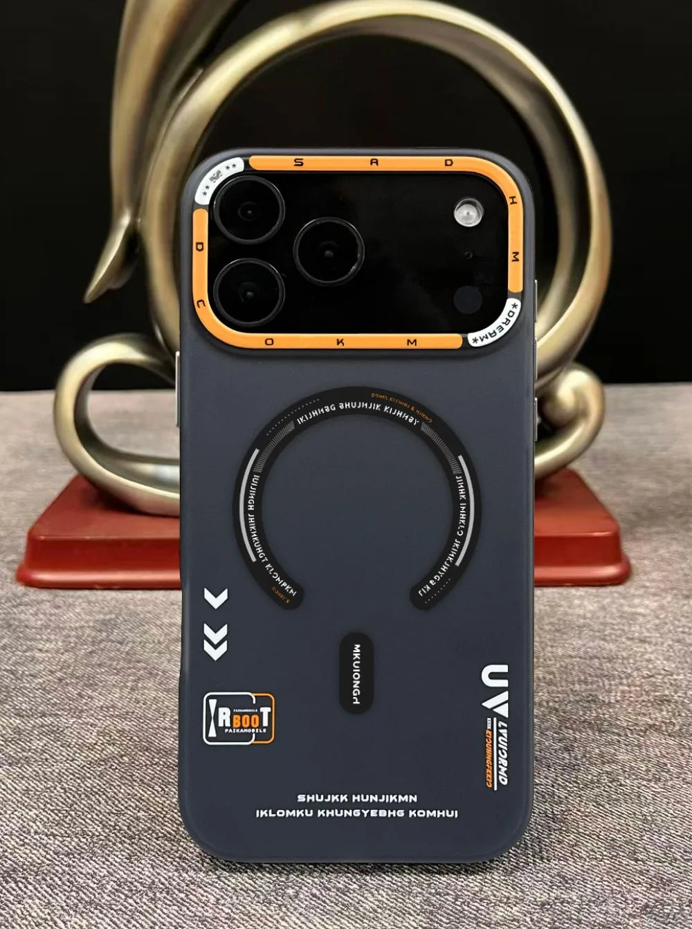 Matte Magnetic Phone Case For iPhone 17 Pro Max 17 17 Pro for Magsafe Wireless Charge Frosted Metal Lens Frame Buttons Cover