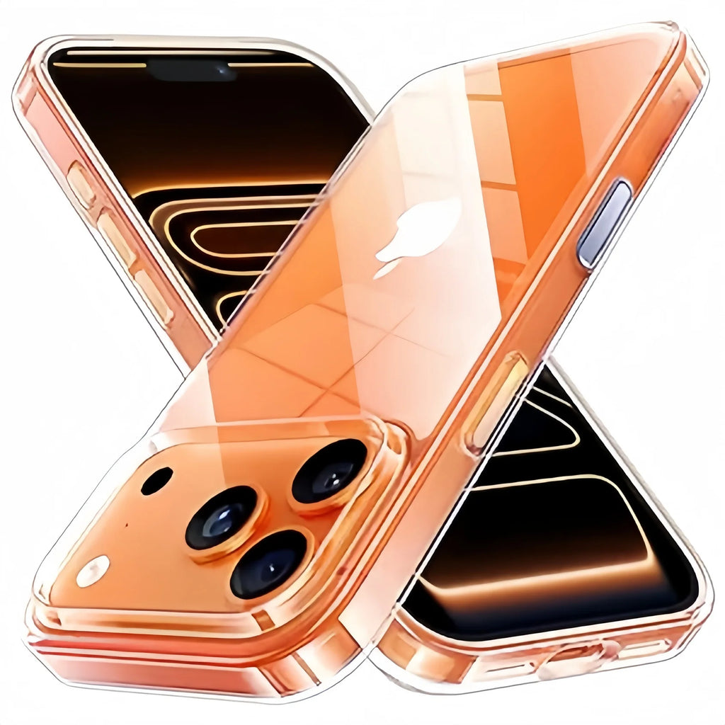 For iPhone 17 Pro Max  /Air/17E Case Clear, Military Grade Shockproof Drop Protection, Non-Yellowing Slim Thin Phone Cover
