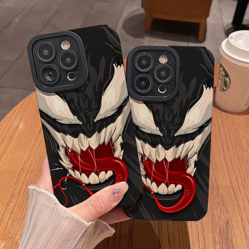 New Cool Ins Movie venoms 3 Pupil Full Screen Phone Case For iPhone 16 15 14 13 12 11 X XR Xs SE2 SE 8 7 Plus Pro Max Mini