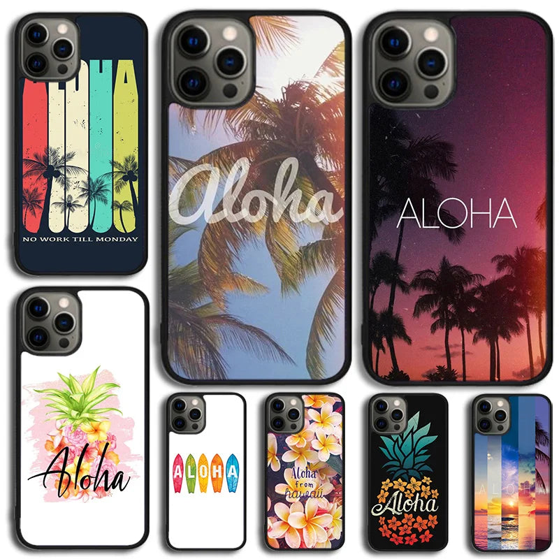 Hawaii Aloha Phone Case Cover For iPhone 17 Air 15 Pro MAX 16 Plus 14 11 12 13