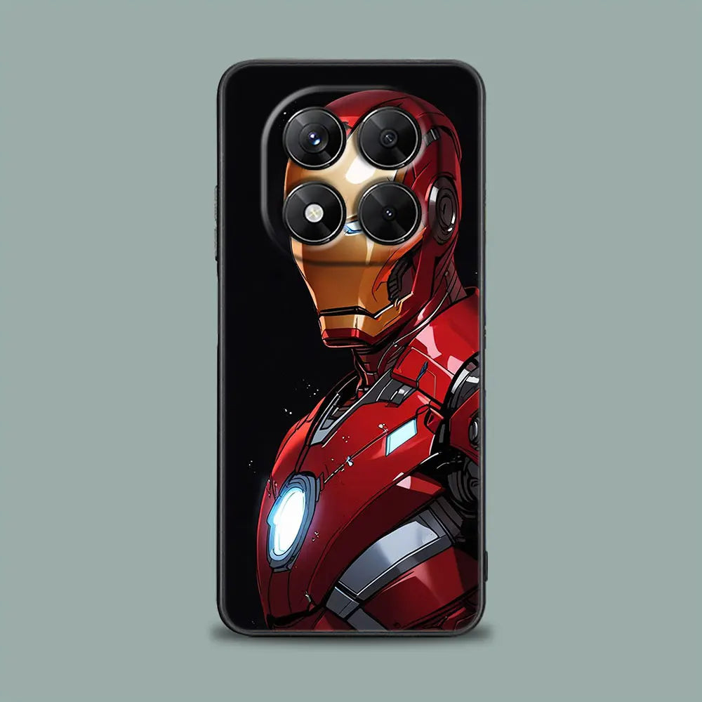 Phone Case For Redmi 15C 14C 13C 12C Ironman Marvel Heroes Back Cover For Redmi Note 15 14 13 12 Pro Plus 11 10 8 Pro Soft Case
