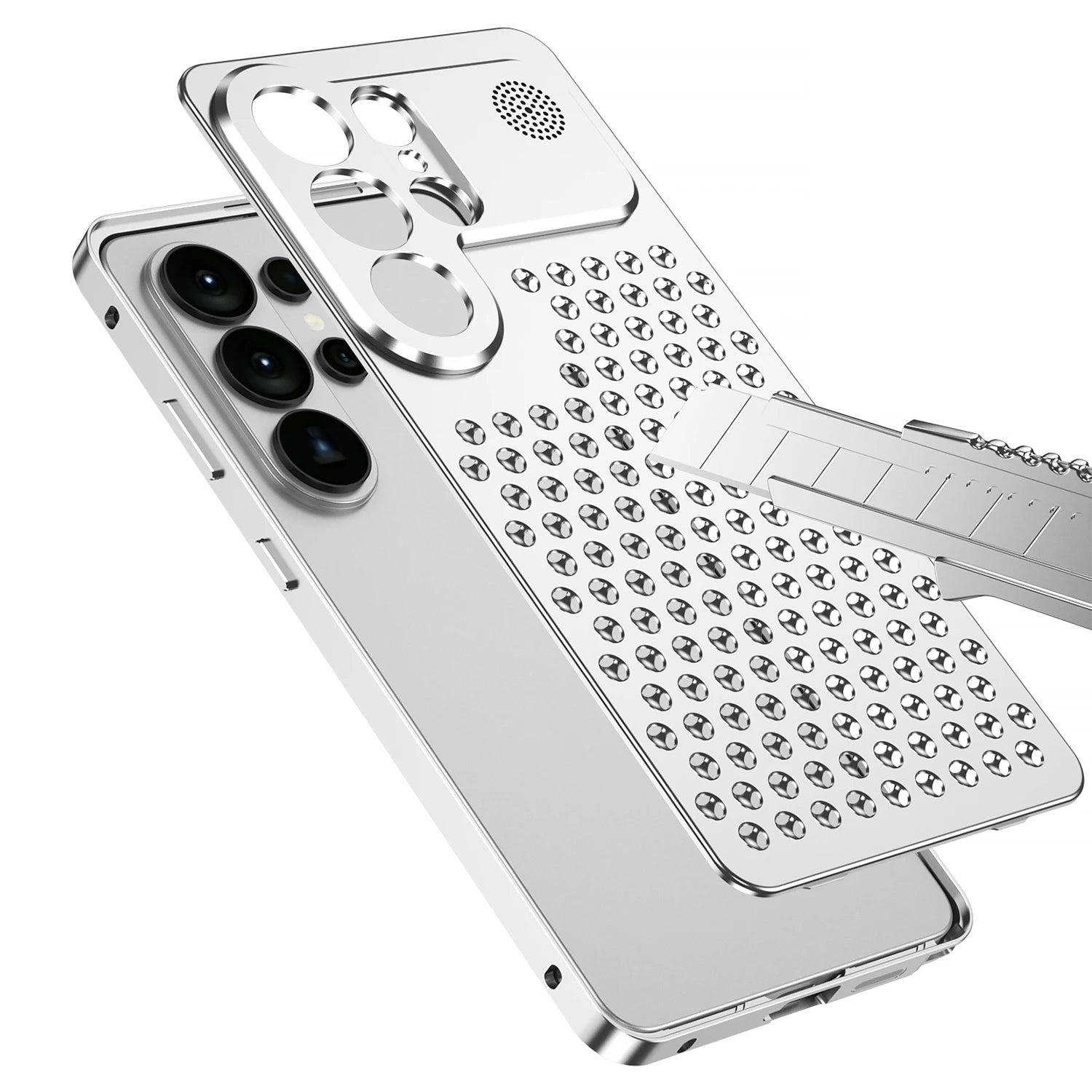 Heat dissipation Aluminum metal Case for Samsung Galaxy S26 ultra S25 ultra S24 ultra Camera protect Anti-fall Shockproof Cover