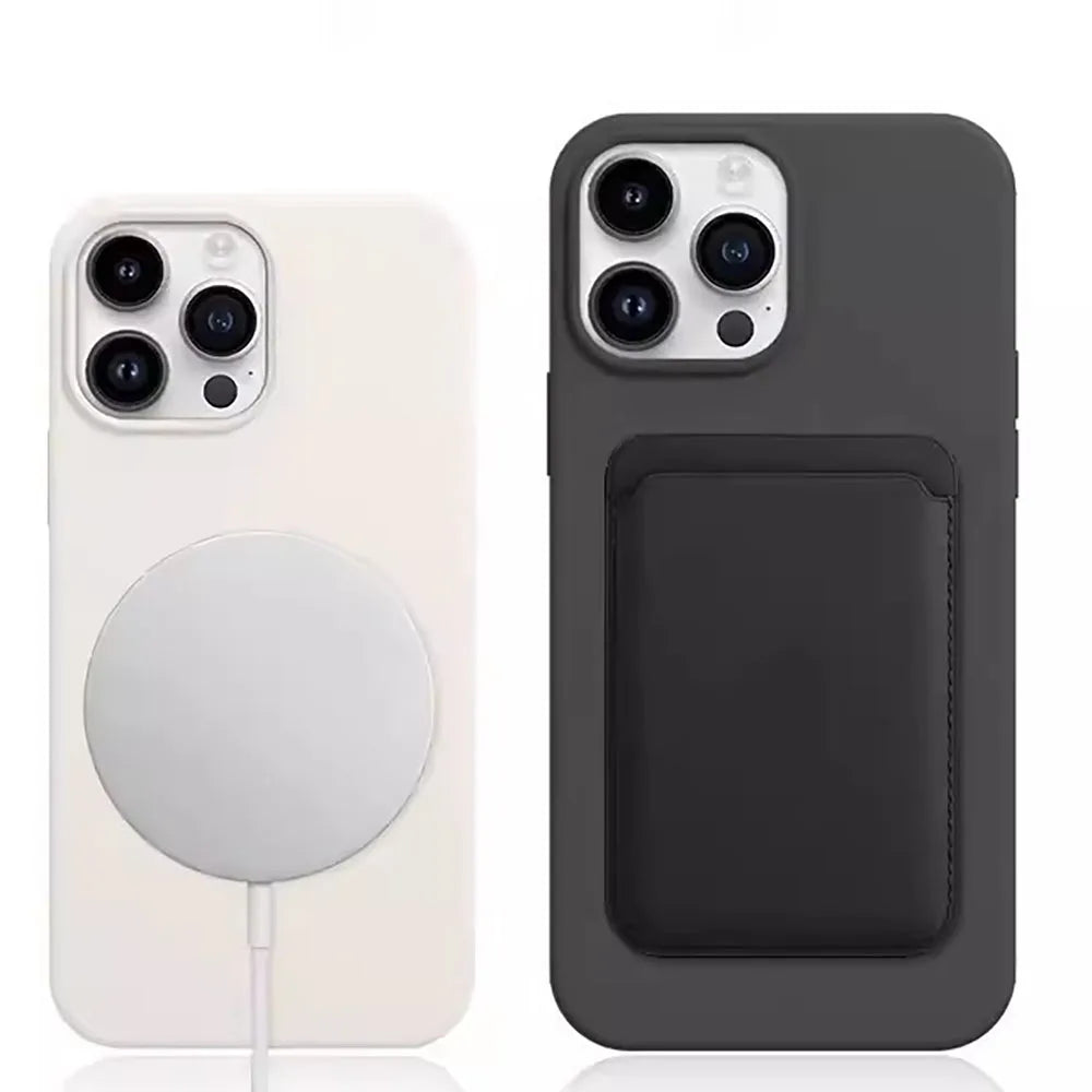 For Magsafe Liquid Silicone Magnetic Phone Case For iPhone 17 16 15 13 14 Pro Max Plus Cover For iphone 17 Pro Max Accessories