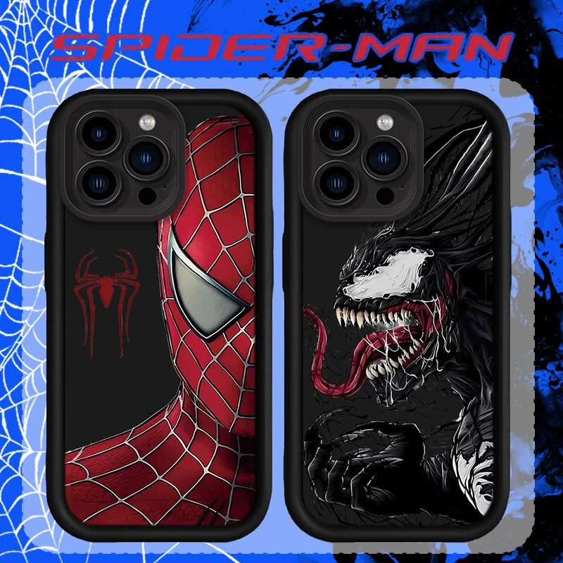 Movie Spiders-Mans Anime Venoms Phone Case For Samsung Galaxy A27 A57 A17 A07 A06 A26 A16 A35 A55 A25 A05s A15 A54 A34 A36 4G 5G