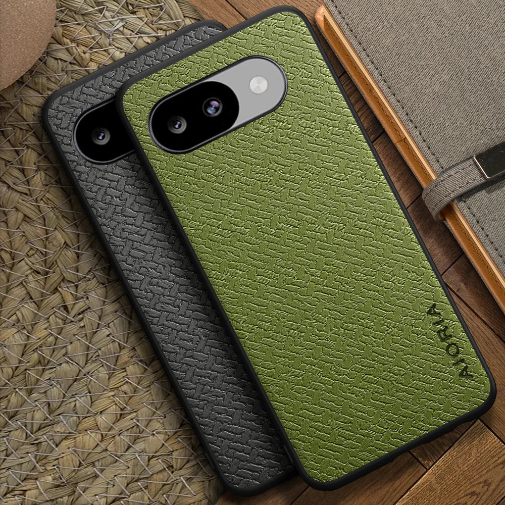 Suitable for Google Pixel 10A Pro Pixel 9 Pro XL bamboo woven texture pattern design simple phone case for Google Pixel 9A