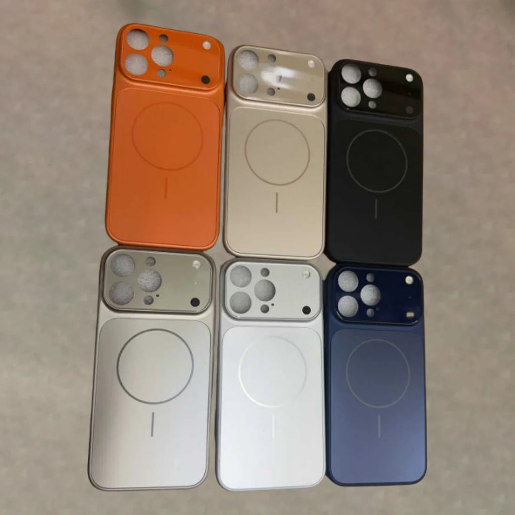 Original AG Nano Frosted Glass For Magsafe Phone Case For iPhone 18 17 Air 16 15 14 13 Pro Max Magnetic Wireless Charge Cover