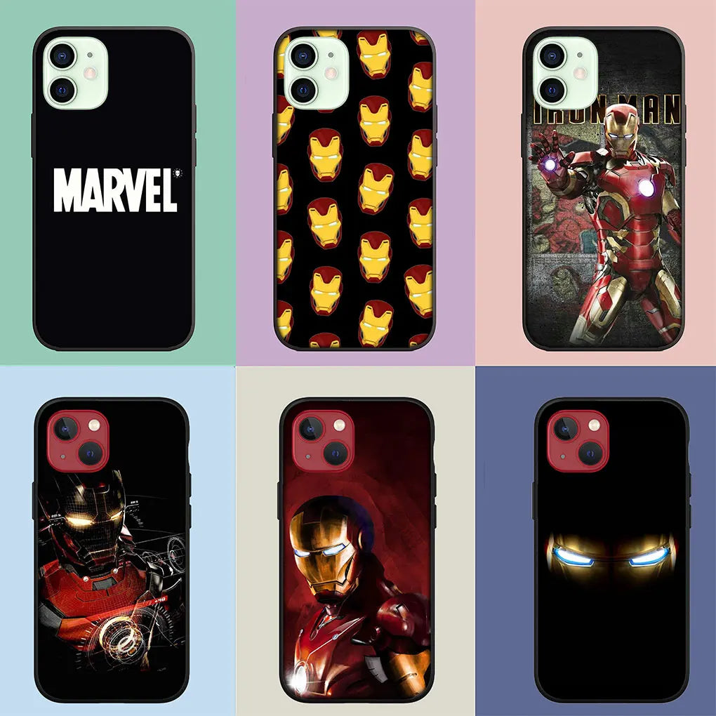 for Motorola Moto Edge 70 60 Fusion 40 NEO 20 Pro G Stylus G56 G96 G71 G73 G42 G51 G52 Case Marvel Super hero Iron Man Ironman