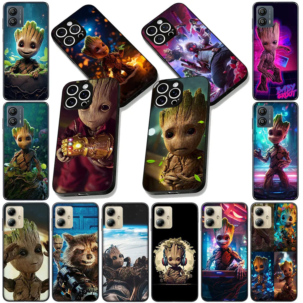 Phone Cover for Samsung Galaxy S25 S24 S23 FE Plus Ultra S7 Edge A16 A15 5G s25+ Case Guardians Galaxy Baby G-Groots Marvels