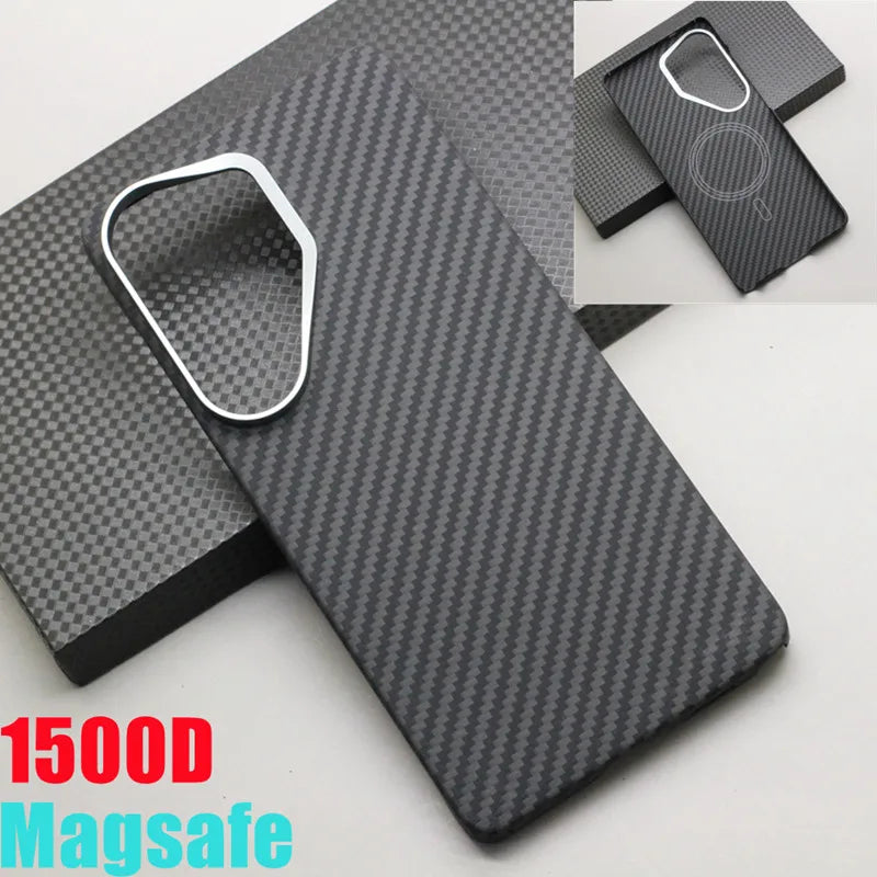 HANWOR Carbon Fiber Magnetic Case for Samsung Galaxy S26 Ultra Plus Magsafe Cover Aramid Fiber Galaxy S26 Series Magnetic Cases